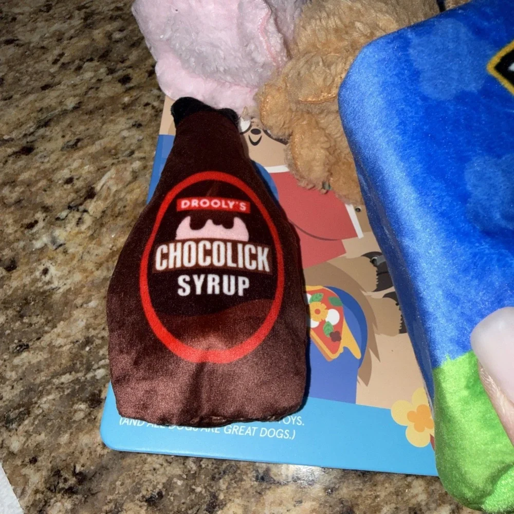 Bark Hide & Seek Treats Beg & Hairys Ice Cream Toys Squeaks For XS/S Dogs